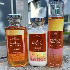 Bath & Bath Works Sunshine Mimosa Body care set